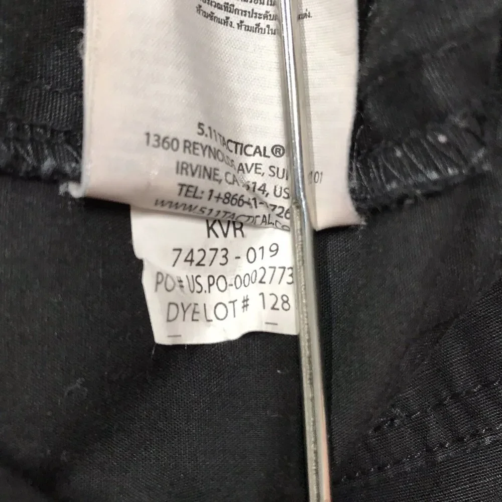 5.11 TACTICAL Taclite Pro Cargo Pant Men 36x33 Black Rip Stop Law Enforcement D - Picture 12 of 16